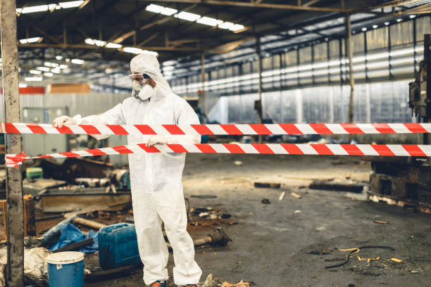 Professional Drug Lab Cleanup technician working in Livingston, NJ